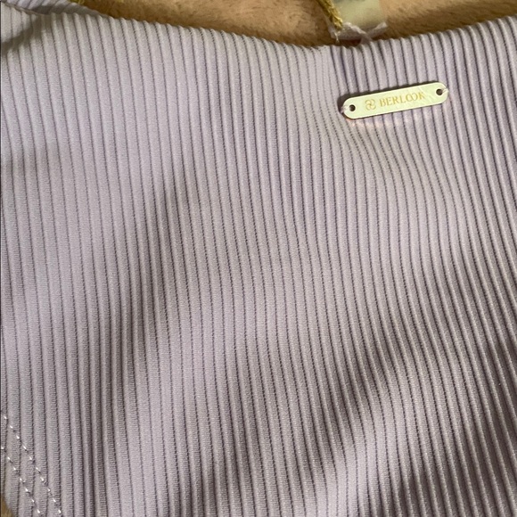 Lavender Ribbed Bikini Set - Picture 3 of 3